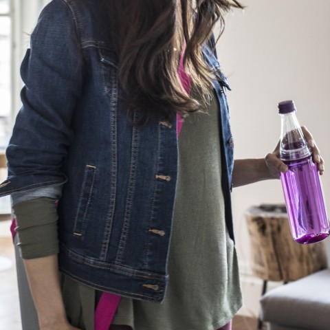 Термопляшка Aladdin для напоїв Fresco Twist & Go 0.6 л червона