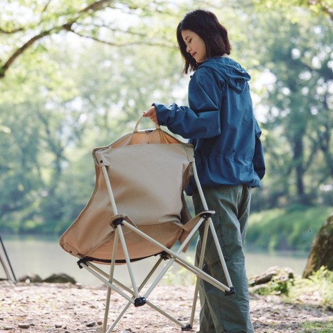 Стілець складаний Naturehike Stellaluna T01 CNH23JU13002, S, бежевий