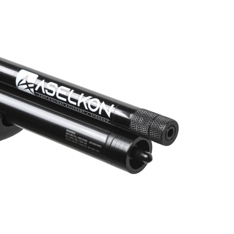 Пневматична Редукторна PCP гвинтівка  Aselkon MX7 Black  кал. 4.5
