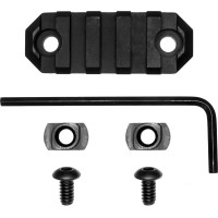 Планка GrovTec M-LOK Picatinny 5 slots 5,5 см ц:black