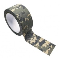 Скотч-стрічка камуфляжна BUVELE 10м піксель (50мм)