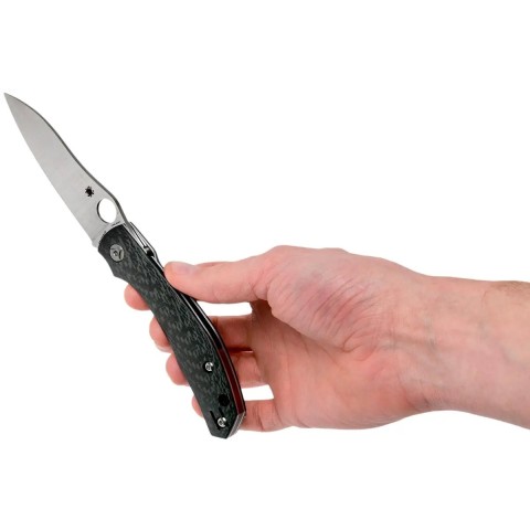 Нож Spyderco Kapara, CPM S30V, Carbon Fiber ц:black