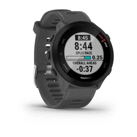 Смарт-годинник Garmin Forerunner 55 з сірим ремінцем