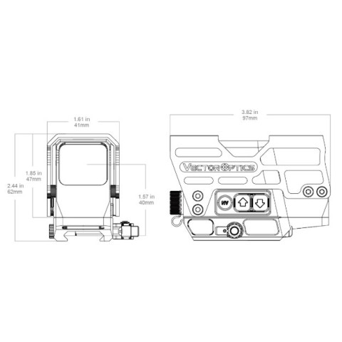 Приціл коліматорний Vector Optics Frenzy Plus 1x31x26 Solar