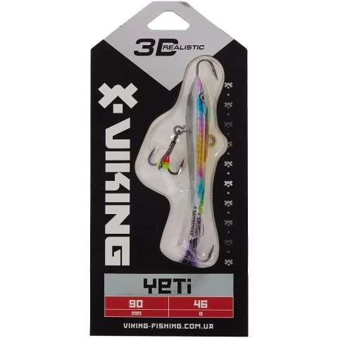 Балансир Viking Fishing Yeti Ice Jig 90mm 46.0g #16 European Values