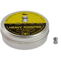 Пули пневм Coal Heavy Pointed, 6,35 мм , 2,0г, 125шт/уп