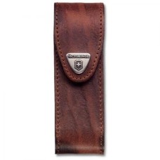 Чехол Victorinox поясной, коричневая кожа (111 мм, 2-3 слоя)