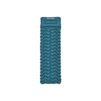 Матрац туристичний надувний одномісний  Naturehike CNK2550WS019, 200х60х6.5 см, синій, для кемпінгу із мішком для надування