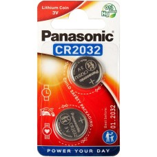 Батарея Panasonic Lithium CR2032 2 шт