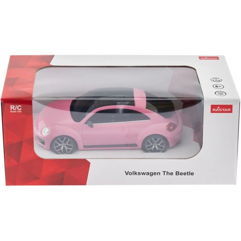 Машинка Rastar Volkswagen Beetle 1:24 ц:розовый