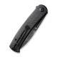Ніж складаний туристичний Civivi Caetus Flipper, (8.8 см) Damascus / Carbon Fiber