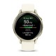 Смарт-годинник Garmin Venu 4 (41 мм) місячне золото з силіконовим ремінцем кольору слонової кістки