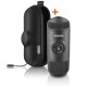Портативна еспресо-кавоварка Wacaco Nanopresso сіра з чохлом, механічна, для меленої кави