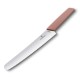 Нож кухонный для хлеба Victorinox Swiss Modern, серрейтор, 22 cм, абрикосовый, блистер