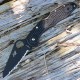 Ніж Spyderco Salt 2 Black Blade, серрейтор, H-1, FRN black
