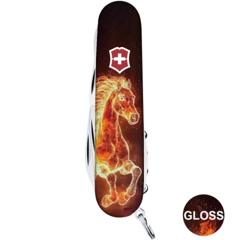 Складаний ніж Victorinox CLIMBER ZODIAC Вогняний кінь 1.3703.Z5210pk