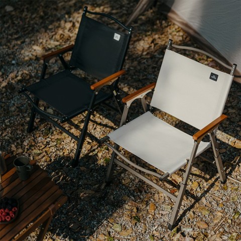 Крісло складане Naturehike CNK2550JJ010, сталь, чорний