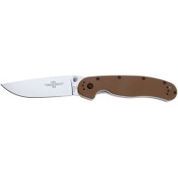 Нож Ontario Knife RAT I Linerlock ц:coyote brown