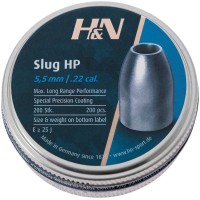 Пули пневм H&N Slug HP, 5,51 мм 1.49 g/ 23 gr, 200шт/уп