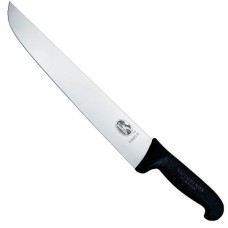 Нож кухонный разделочный Victorinox Fibrox 31 см, черный