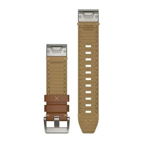 Ремінці для годинника Garmin QuickFit 22 шкіряні, італійські