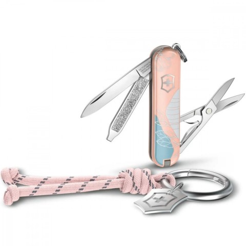 Ніж Victorinox Classic SD Paris Style  58мм,1сл,7функ,рож