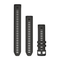 Сменные ремешки для смарт-часов Garmin Instinct 2S Collection (20 мм) силиконовые, графитовые
