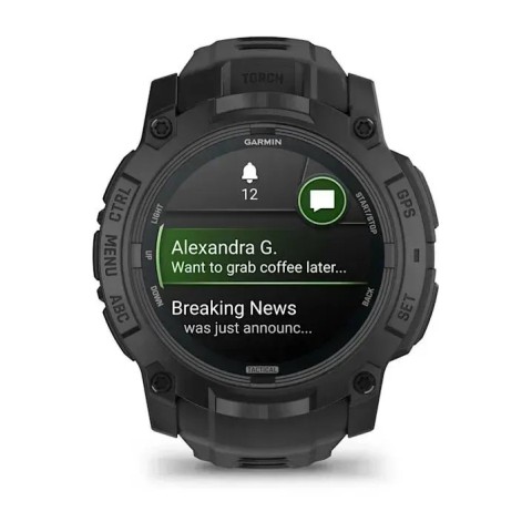 Garmin Instinct 3 (50 мм) AMOLED Tactical Edition чёрный