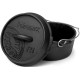 Казан Petromax Dutch Oven чугунный плоское дно 0,9 л
