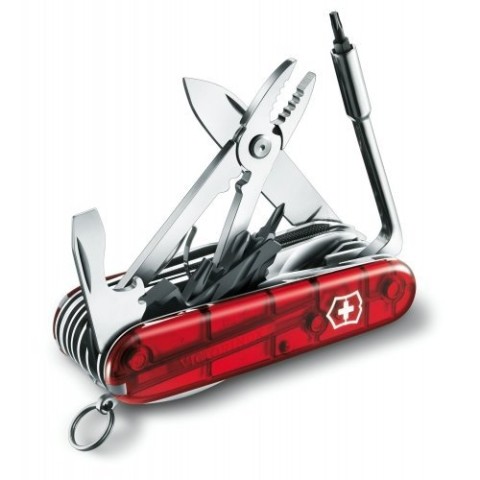 Ніж Victorinox Cybertool L 91мм,41функ,черв.прозор
