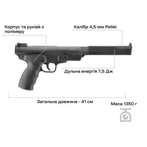 Umarex Browning Buck Mark Magnum 4,5 мм Pellet