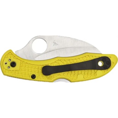 Ніж Spyderco Tasman Salt 2, серрейтор yellow (C106SYL2)