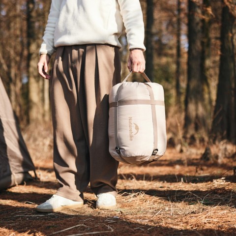 Спальний мішок двомісний Naturehike CNK2300019, коричневий