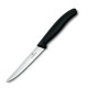 Кухонний ніж Victorinox SwissClassic Steak лезо 11см хвил. з чорн. ручкою