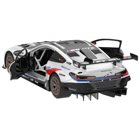 Машинка-конструктор Rastar BMW M8 GTE 1:18. Белый