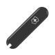 Накладка на ніж Victorinox 58мм black передня з лого (Fa+)
