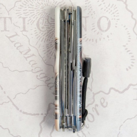 Складаний ніж Victorinox HUNTSMAN ZODIAC Шаховий кінь 1.3713.3.Z5310pk