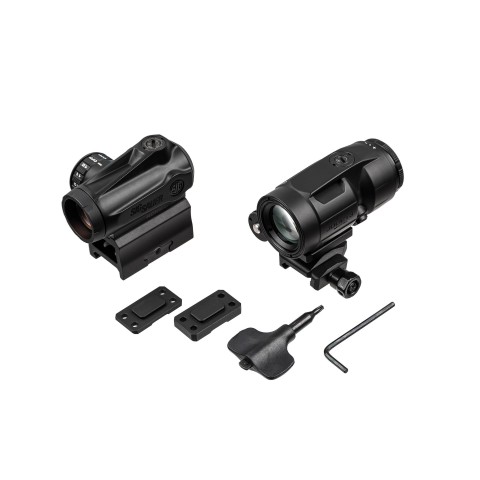 Комплект Sig Optics коллиматор ROMEO-MSR Gen II 2 MOA и магнифер JULIET3-MICRO 3X22MM