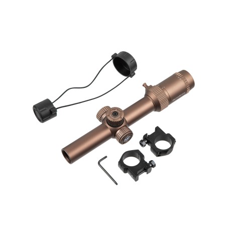 Приціл оптичний Vector Optics Forester 1-8X24 (30 мм) illum. SFP Coyote FDE Etched Glass