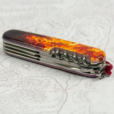 Складаний ніж Victorinox CLIMBER ZODIAC Вогняний кінь 1.3703.Z5210pk