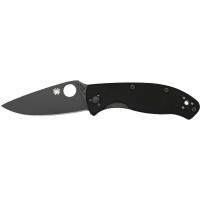 Нож Spyderco Tenacious Black Blade, 8Cr13MoV, G-10 ц:black