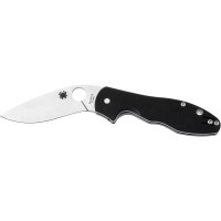 Нож Spyderco Retract 9Cr18MoV, G-10, Plainedge black