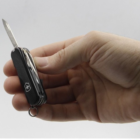 Ніж Victorinox Minichamp 58мм,18функ,чорн