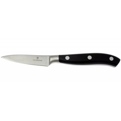 Набір кухонний Victorinox Grand Maitre Сhef's Cutlery Block 6шт з чорн. ручкою з підставкою (5 ножів, ножиці)