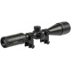 Прицел оптический Hawke Fast Mount 3-9x40 AO сетка Mil Dot. Кольца на Weaver