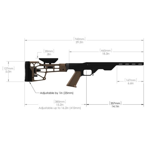 Ложе MDT LSS для Howa 1500 / Weatherby Vanguard