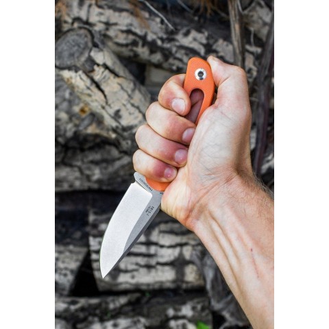 Ніж фіксований туристичний Ruike Hornet F815-J, (8.5 см) 14C28N / G10 помаранчевий