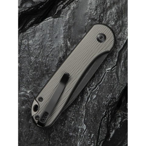 Ніж складаний кишеньковий Civivi Elementum II, (7.5 см) Nitro-V / Aluminum сірий
