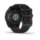 Смарт-годинник Garmin fenix 7X Pro Sapphire Solar Edition карбоново-сірий титановий DLC з чорним ремінцем