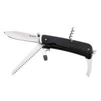 Багатофункціональний ніж Ruike Trekker LD32-B, (8.5 см) 12C27 / G10 чорний, 11 інстр.